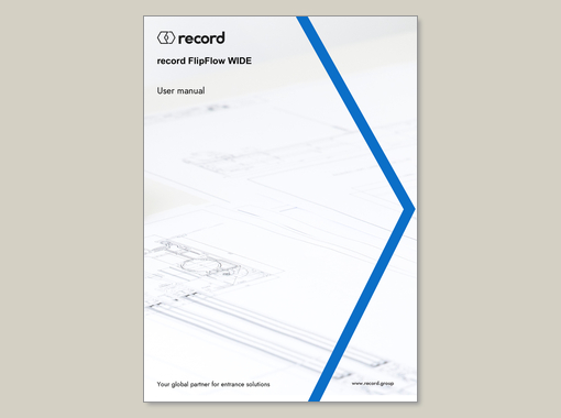 record FlipFlow WIDE – User Manual