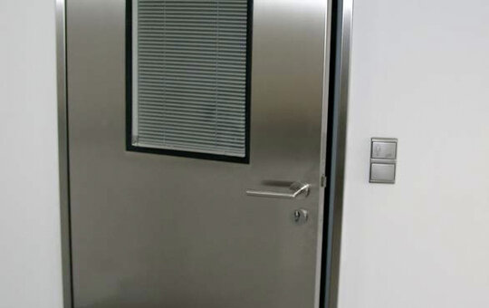 record CLEAN D1 ST – porte battante automatique en exécution acier